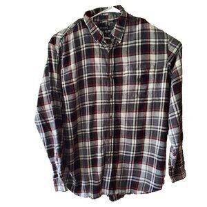 Chaps Brushed Flannel Button Up Long Sleeve Shirt 2XL